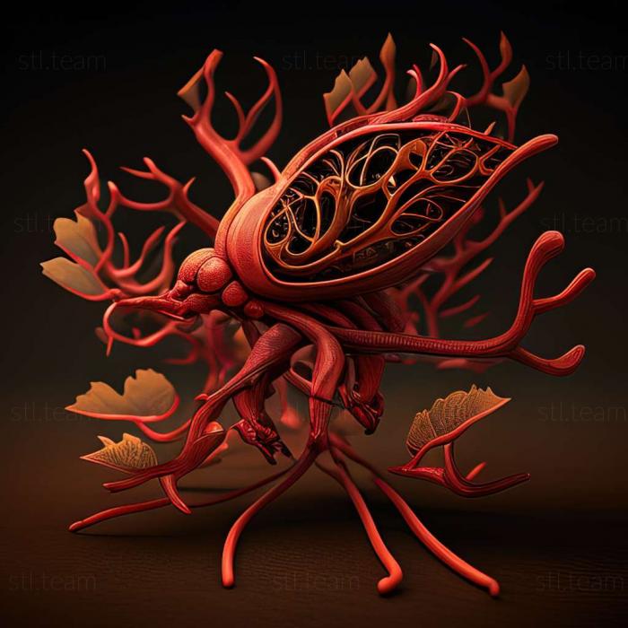 3D модель Phytoecia erythrocnema (STL)